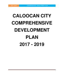 division office of caloocan|COMPREHENSIVE DEVELOPMENT PLAN.